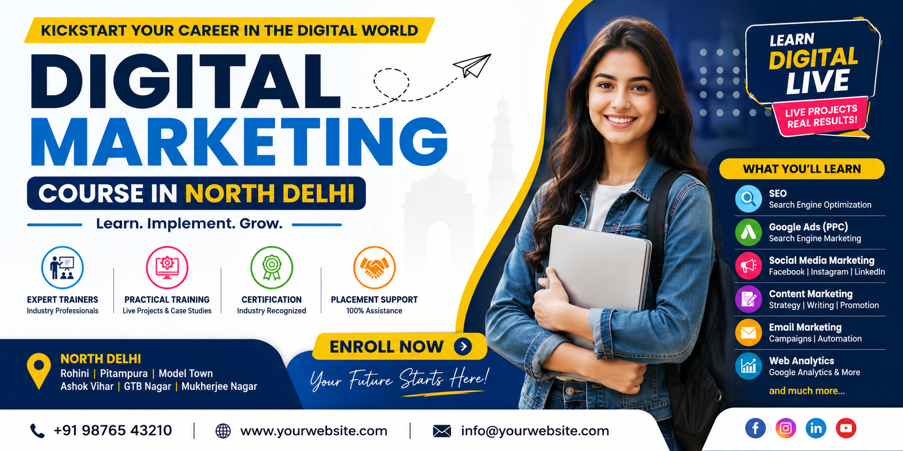 You are currently viewing Digital Marketing Course in North Delhi: Your Gateway to a Successful Digital Career
